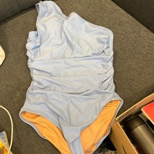 JCrew one shoulder bathing suit